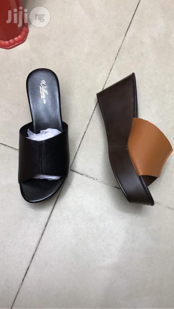 Classic Wedge Slippers and Shoes