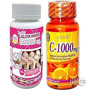 Photo - Glutathione Pills 1500000mg and Acorbic Vitamin C - 1000mg