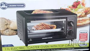 11L Electric Toaster Oven With Top Grill