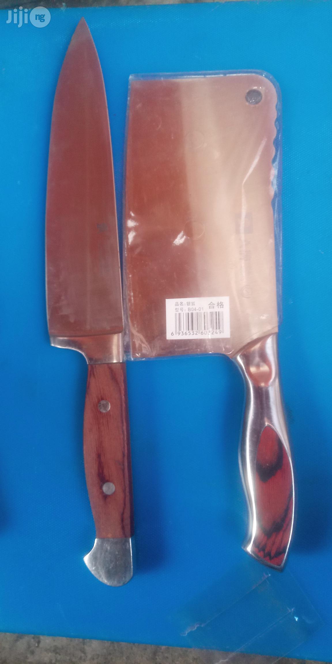 Cetering Cheff Knife And Butcher Knife