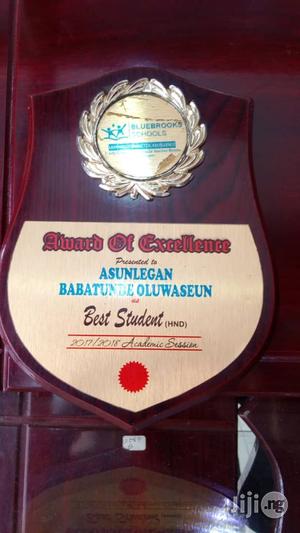 Wooden Plaque With Plate Chinochris Sports Ltd