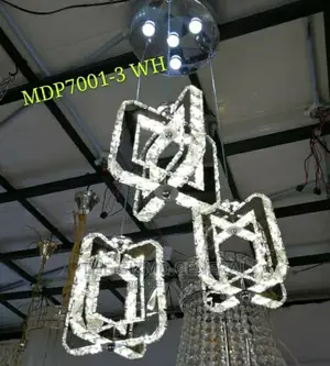 Crossed Crystal Chandelier