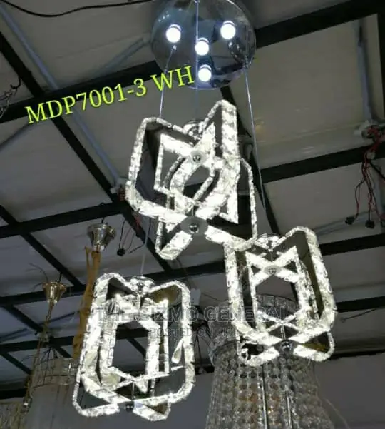 Crossed Crystal Chandelier