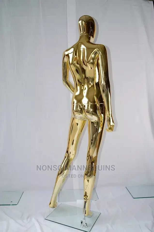 Female Gold Faceless Mannequin