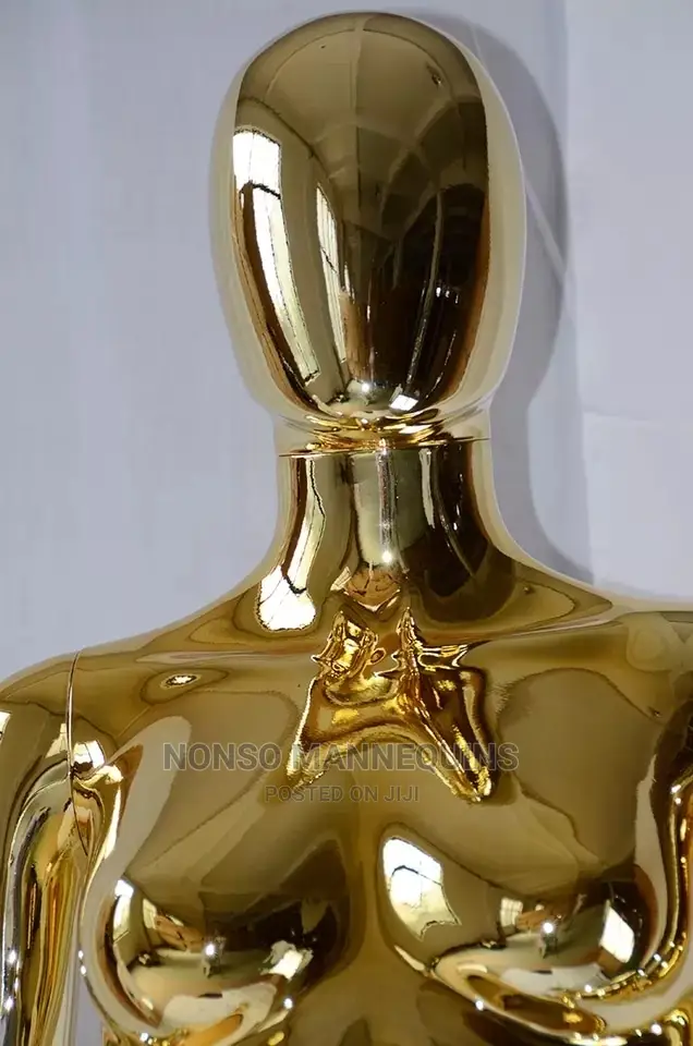 Female Gold Faceless Mannequin