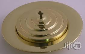 Holy Communion Golden Plate With Out Cover.
