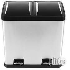 2 in 1office Pedal Dust Bin 40liters