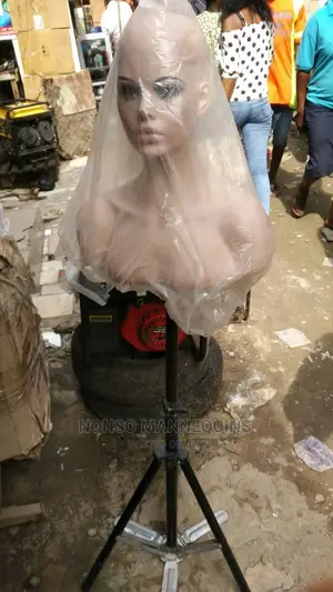 Wig Mannequin With Display Stand