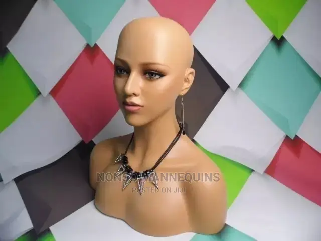 Wig Mannequin With Display Stand