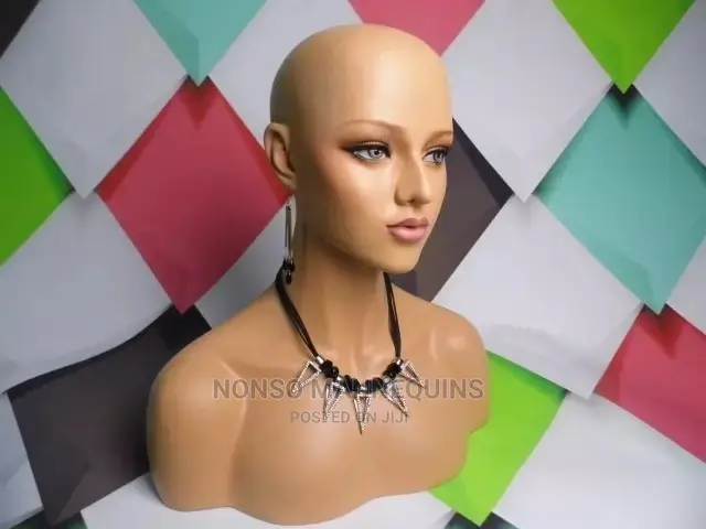 Wig Mannequin With Display Stand