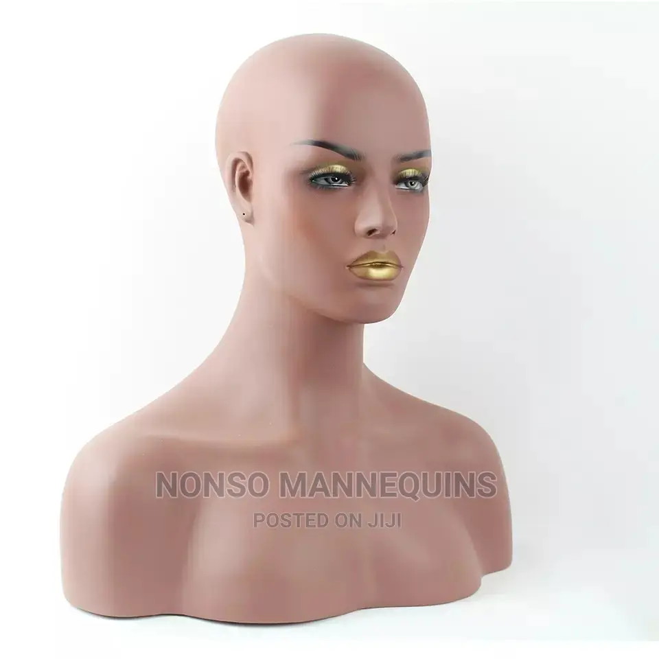 Wig Mannequin With Display Stand