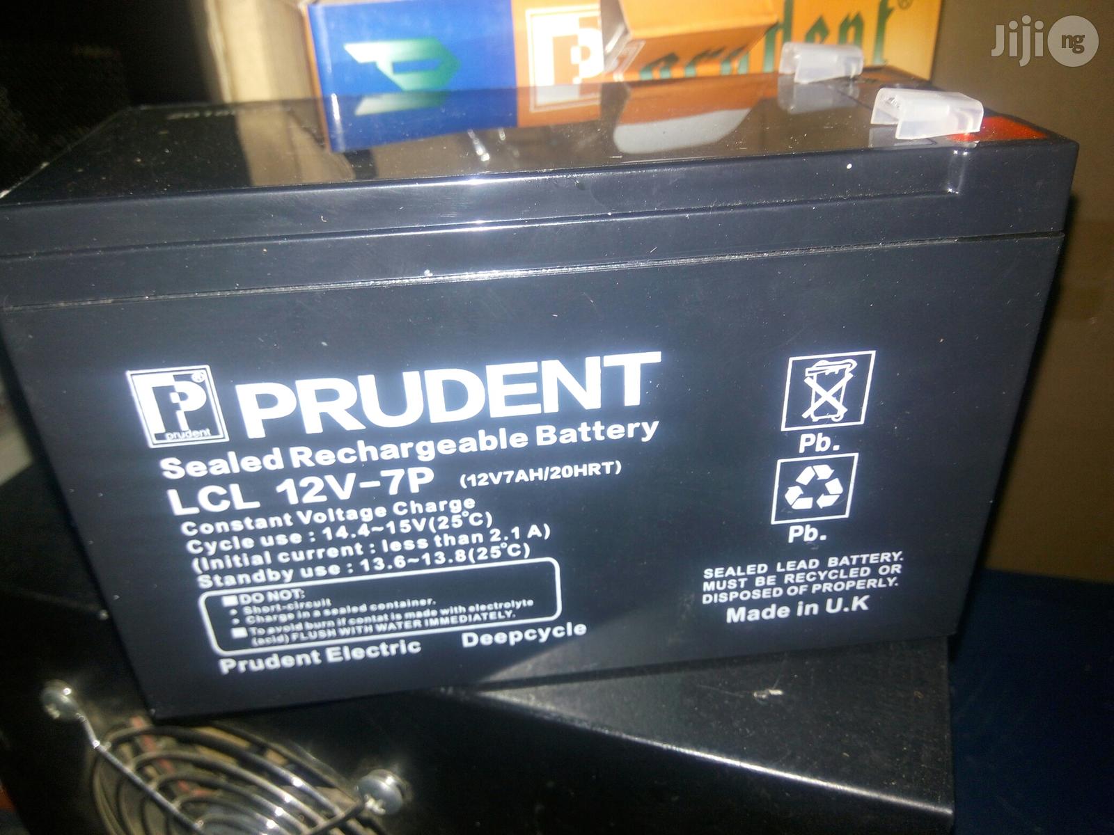 12v7ah Prudent Lead Acid Battery
