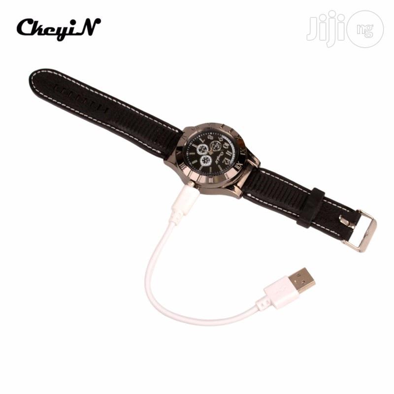 Wrist Watch Quartz Windproof Electronic Cigarette Lighters