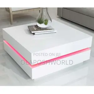 Center Table With LED Lighting