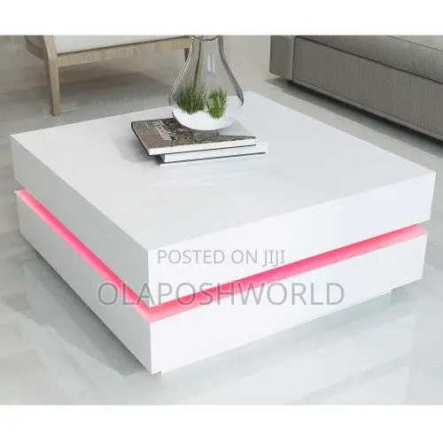 Center Table With LED Lighting