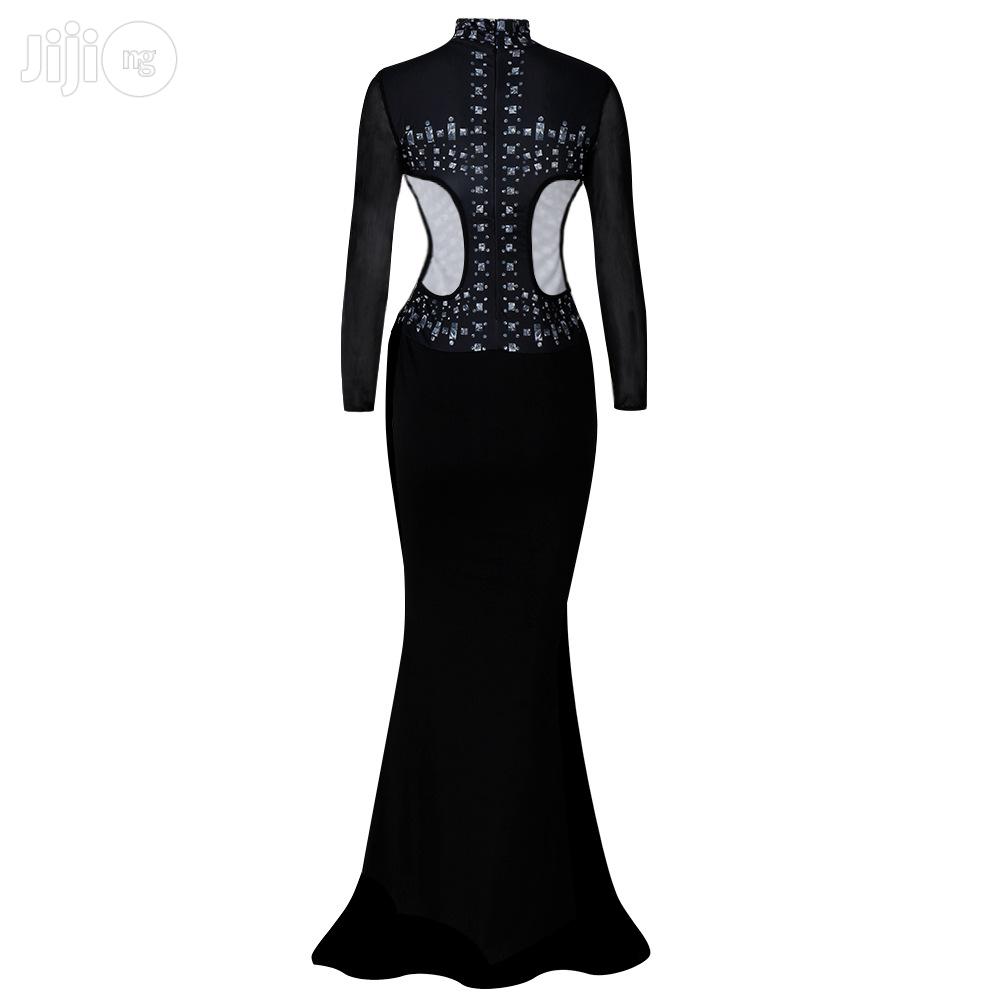 Lodging Skirts Mopping Mesh Splicing Print Dresses