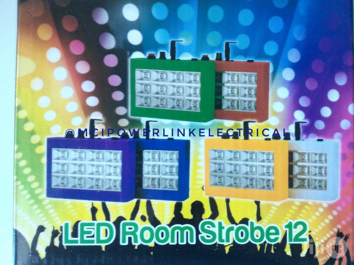 High Brightness LED Room Strobe Light Disco Party Lighting 12LED