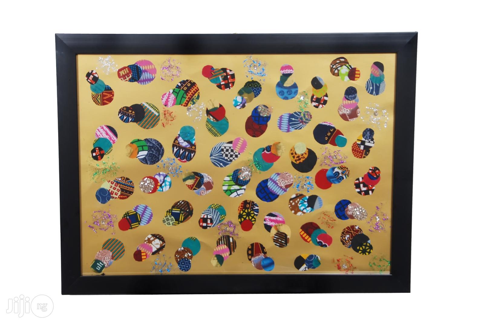 Ankara Portrait Frame Artwork G01 - Handmade in Ikeja - Arts & Crafts ...