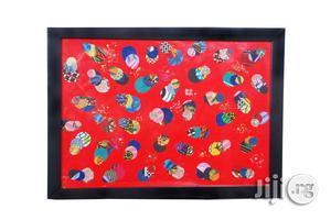 Ankara Portrait Frame Artwork Ro1 - Handmade (Black Friday)