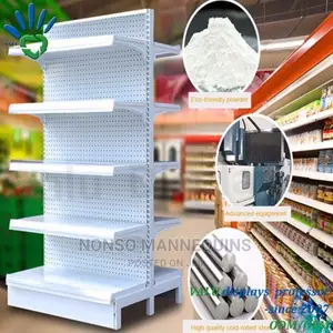 Single Sided And Double Sided Gondola Supermarket Shelf