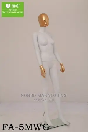 Popular Gold And White Design Mannequin For Window Display