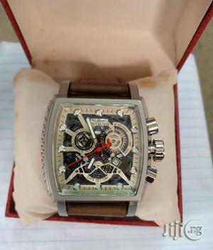 Invicta Men's Brown Leather Wristwatch