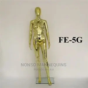 Hot Sale Window Fashion Gold Female Mannequin