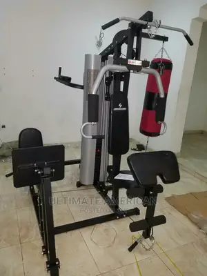 5 Station Multi Purpose Gym With Boxing Bag