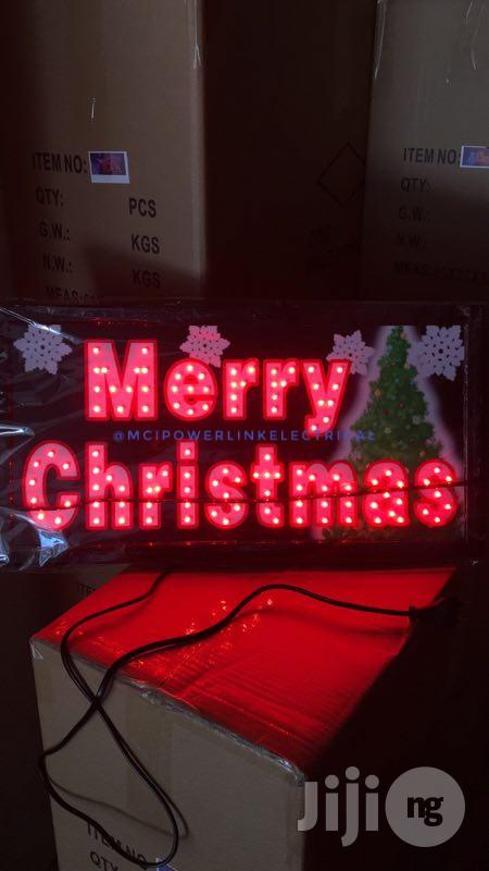 LED Sign Light Merry Christmas