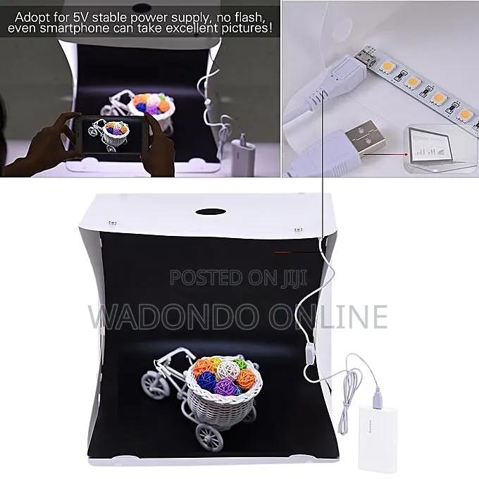 Mini Portable Folding 40cm LED PHOTO Studio Soft Box