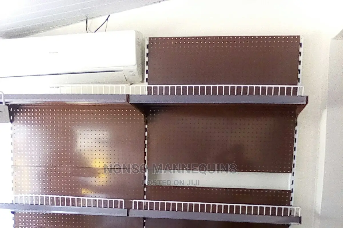 Single Sided Wine Brown Colour Supermarket Shelves
