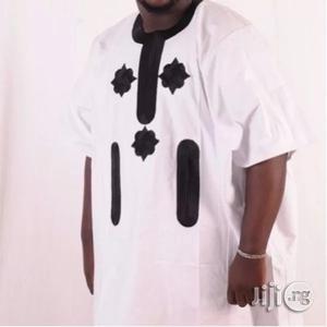 Men's Traditional Dansiki Wear - White
