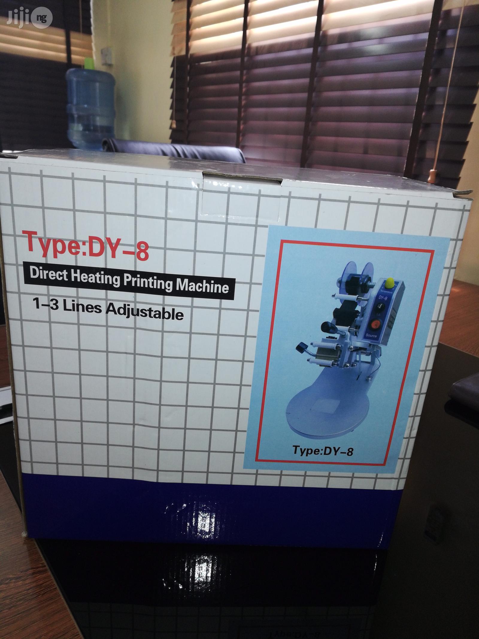Dy 8 Semi Automatic Date Coding Machine