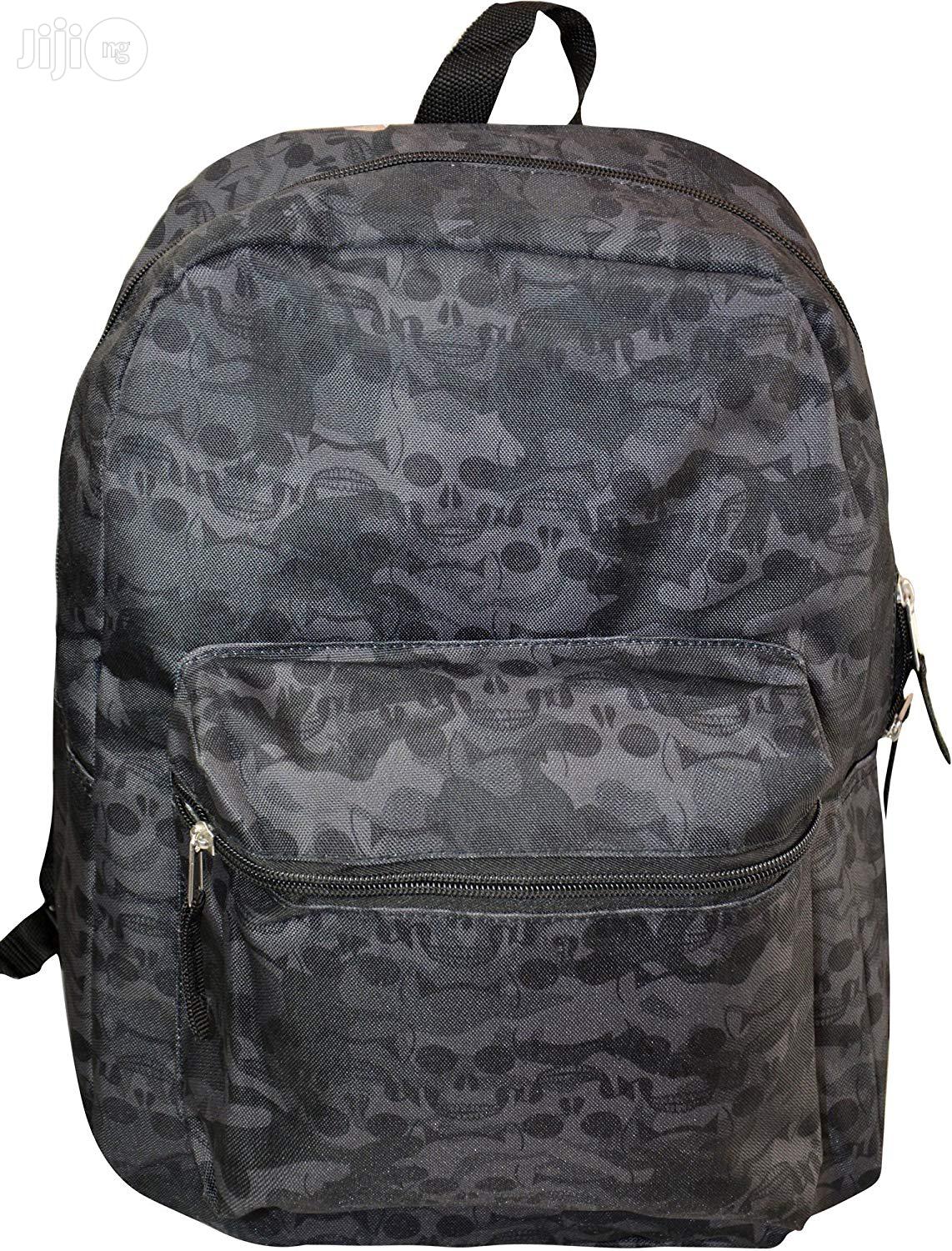 Skull Print 16" Backpack