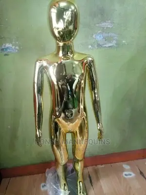 Faceless Gold Kid Unisex Mannequin