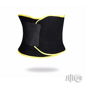 Unisex Sport Body-shaping Bellyband Sexy Underwear Sweat Absorbing Corset Abdomen Belt Color:Yellow Size:L Generic