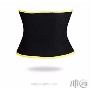 Unisex Sport Body-shaping Bellyband Sexy Underwear Sweat Absorbing Corset Abdomen Belt Color:Yellow Size:L Generic