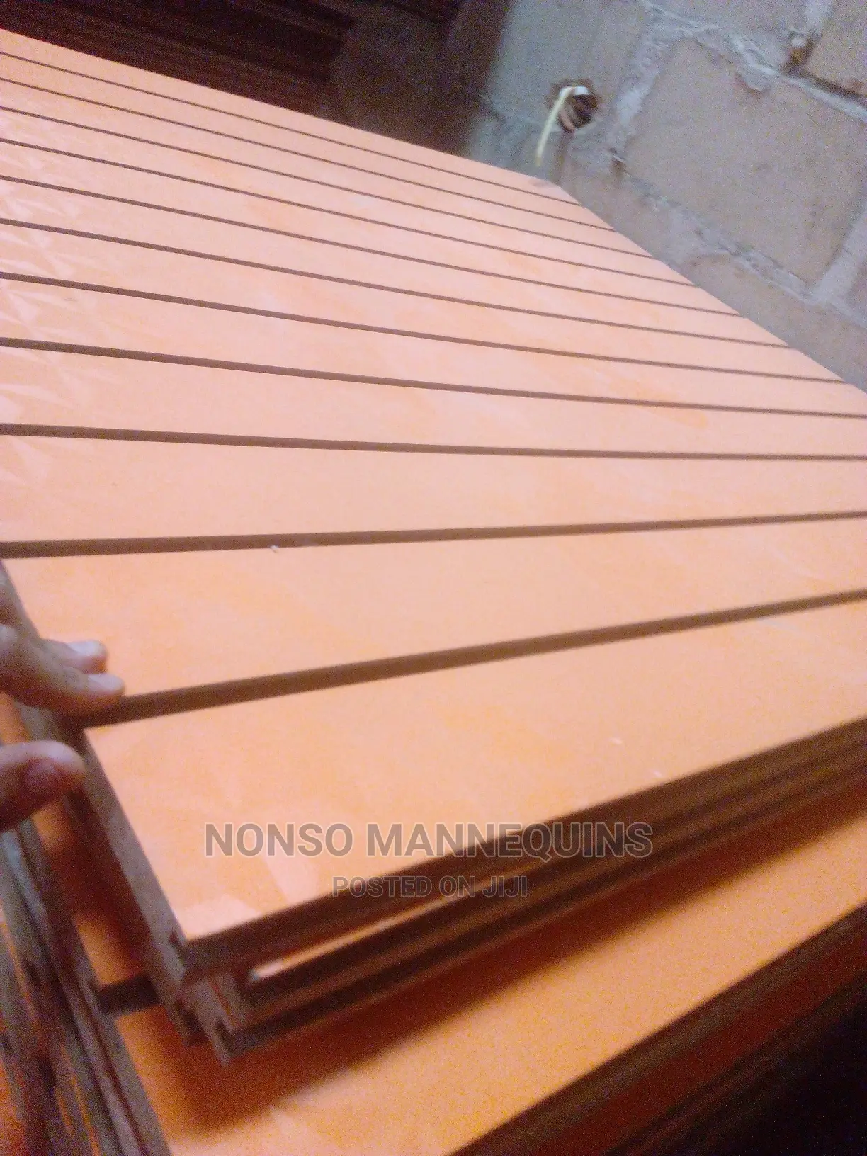 Multi Purpose Slat Wall Display Board (Different Colours)
