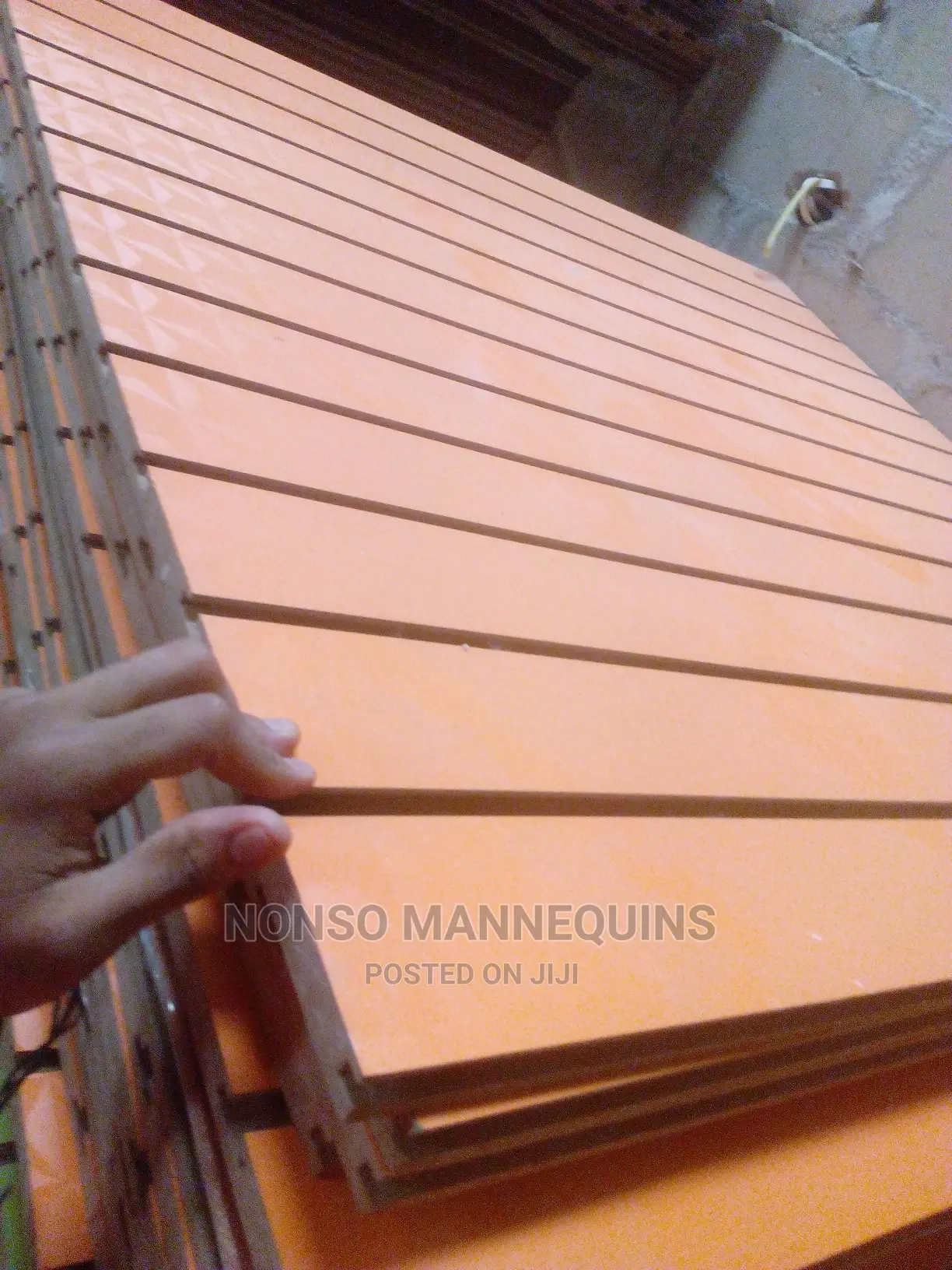 Multi Purpose Slat Wall Display Board (Different Colours)