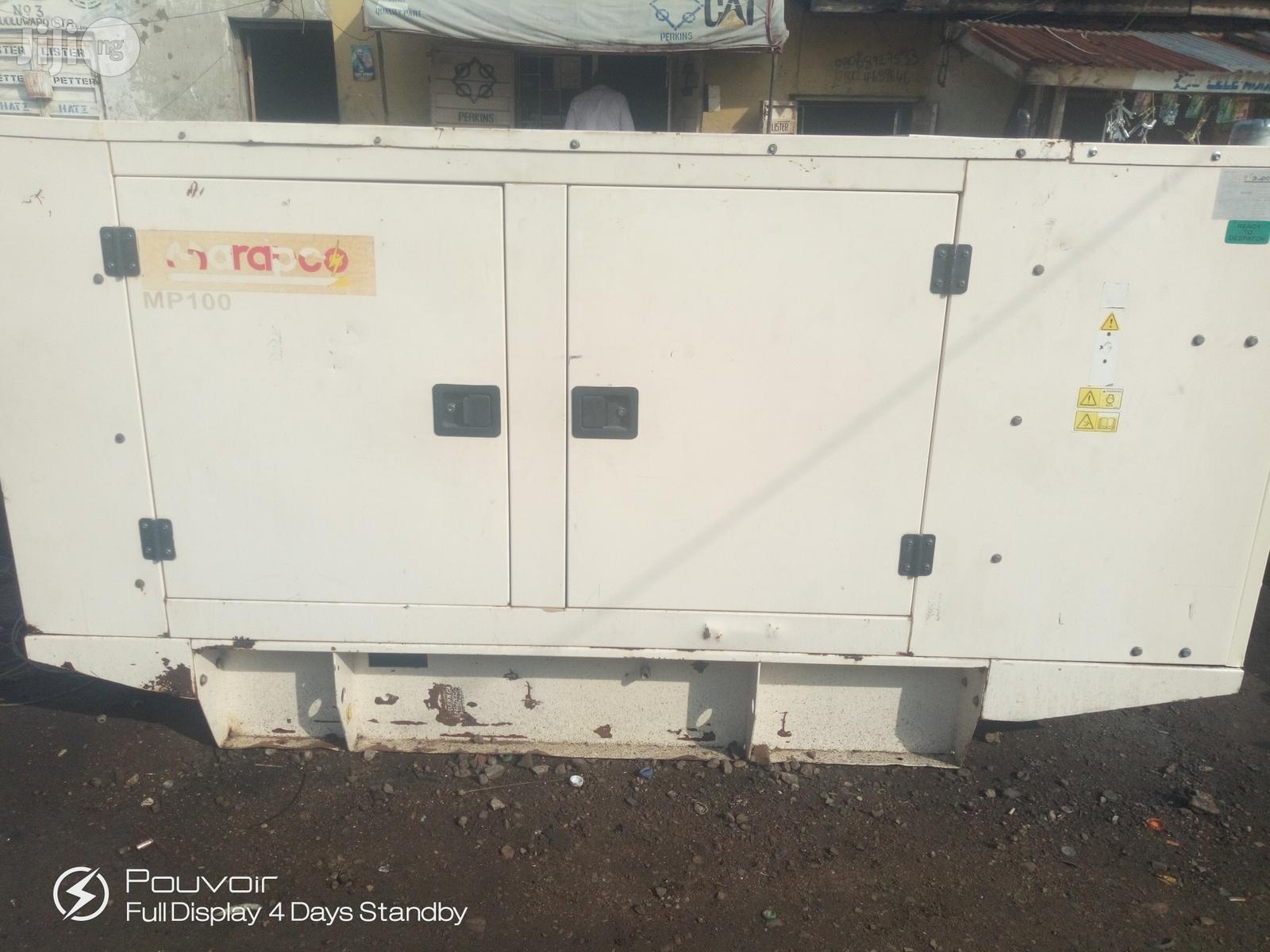 Almost New 100kva Perkins Generator
