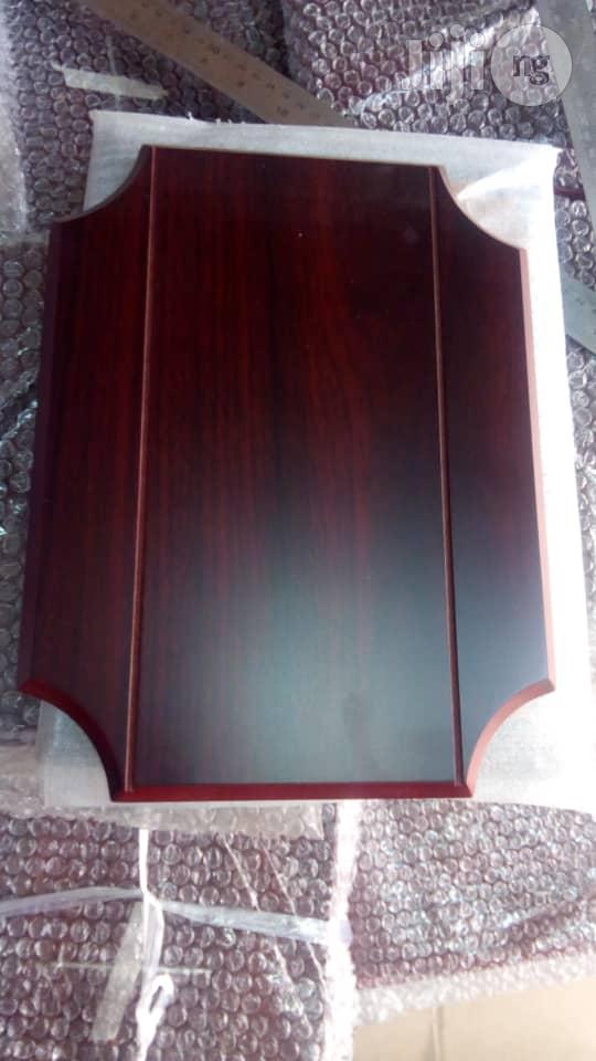 Award Plaque Wood