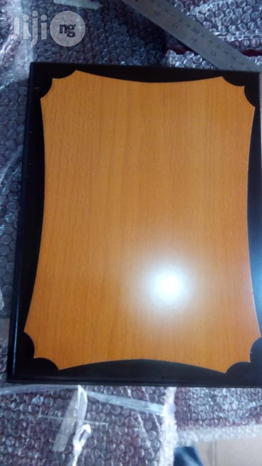Award Plaque Wood