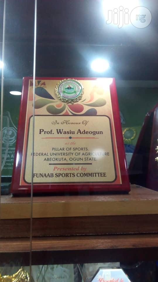 Award Plaque Wood