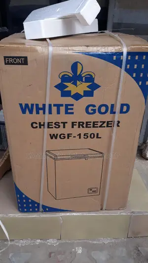 Brand New White Gold Chest Freezer With 2years Warranty Sign