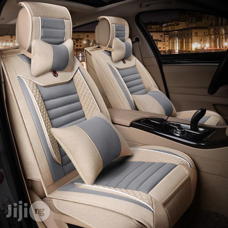 New Cute Women's Linen Fabric Car Seat Cover