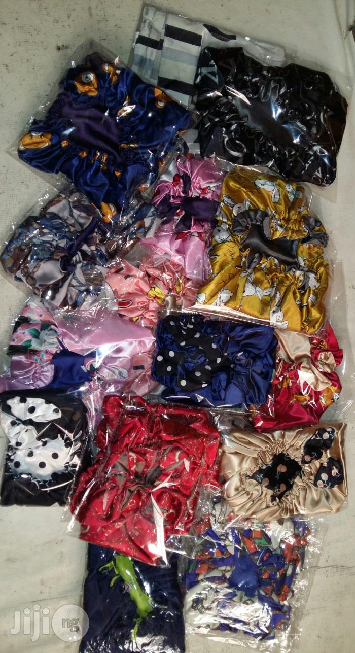 Adjustable Drawstrings Double-Sided Satin Bonnets