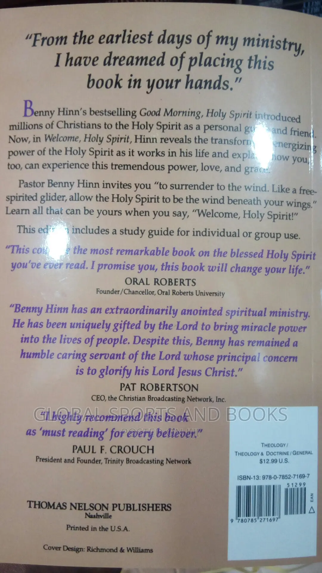 Welcome Holy Spirit