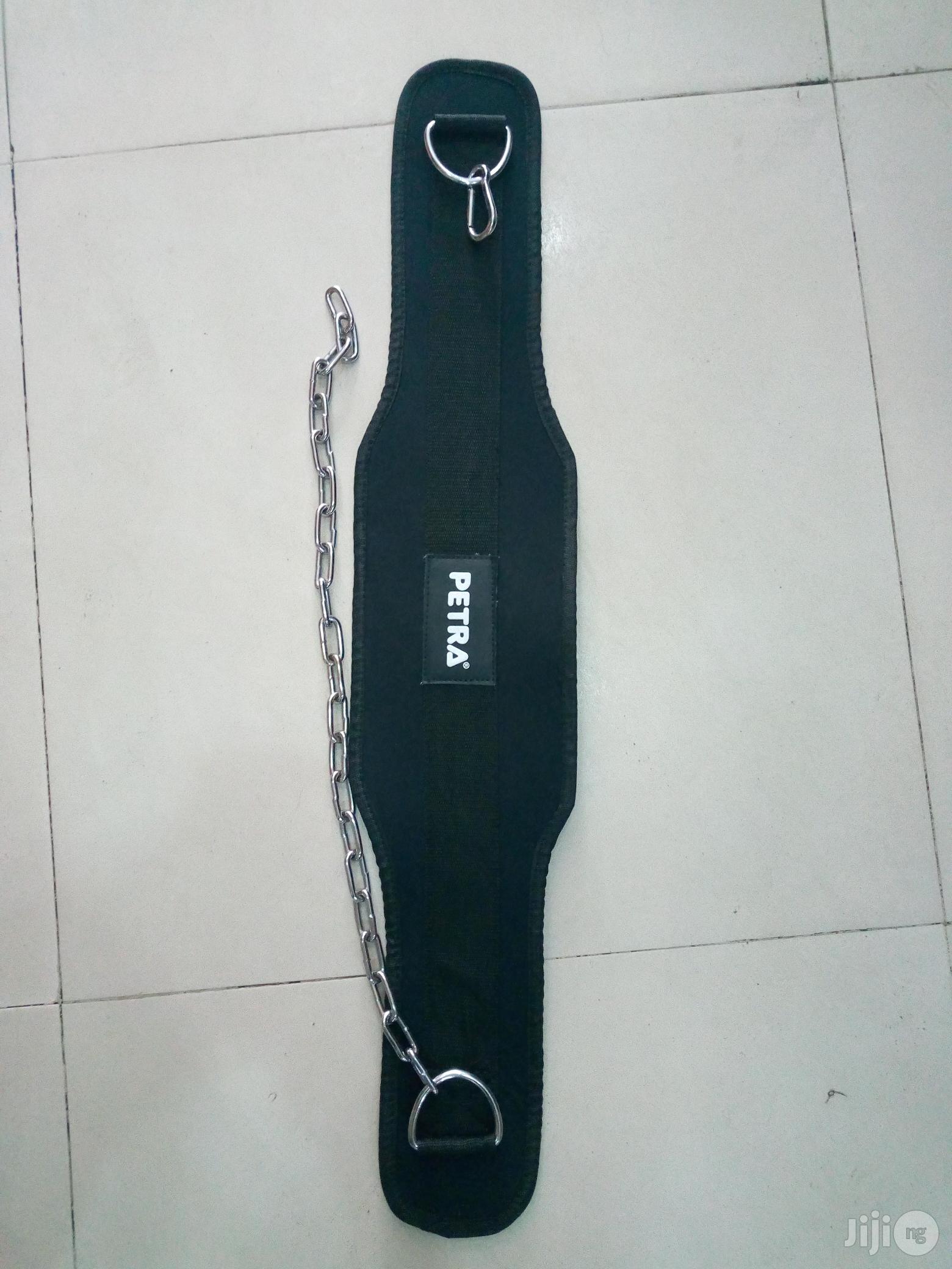 Weight Lifting Belt With Chain