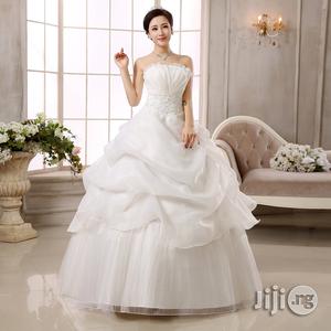 Luxury Autumn and Spring Wedding Dress
