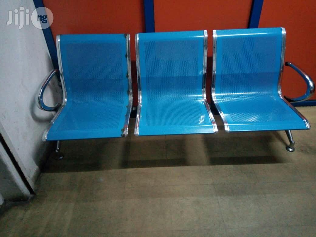 IRON Waiting Chairs 3 Seater